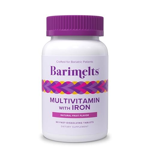 BariMelts Bariatric Multivitamin with Iron, – Sugar-Free and Low-Calorie: Formulated without sugar, making it – Image 8