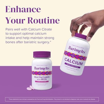 BariMelts Bariatric Multivitamin with Iron, – Fast-Dissolving Tablets: No need to swallow large pills. Simply – Image 1