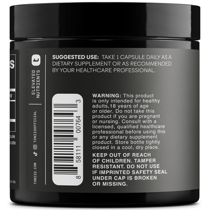 Toniiq 99%+ 20mg Supplement - Ultra High Purity PQQ 20mg Concentrated Formula - PQQ 20 mg 120 Capsules - Pyrroloquinoline Quinone Supplement - 1 Capsule Serving - Vegetarian Capsules