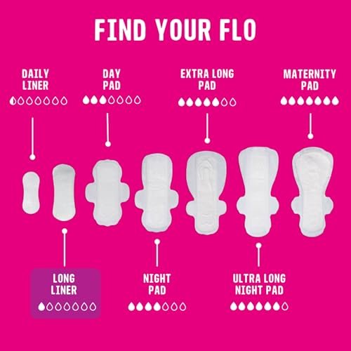 Flo - Daily Liners (96 Pack) - Organic Bamboo Panty Liners for Women - Very Light Flow - Wrapped, Ultra-Thin - Absorbent, Soft & Breathable - Fragrance Free - Vegan & Cruelty Free - görsel 9