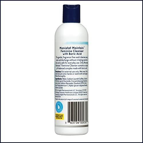 Monistat Boric Acid Feminine Wash, Fragrance-Free Intimate Wash for Women with Gentle pH-Balanced Formula, 10 Fl Oz, Pack of 3 - görsel 16