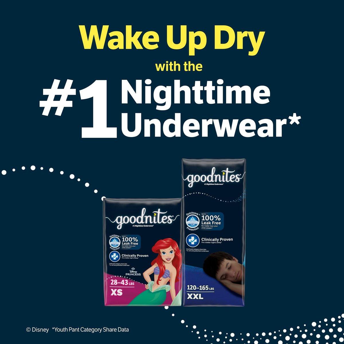 Goodnites Boys' Nighttime Underwear, Size XXL (120-165 lbs), 8 Ct, Packaging May Vary - görsel 14