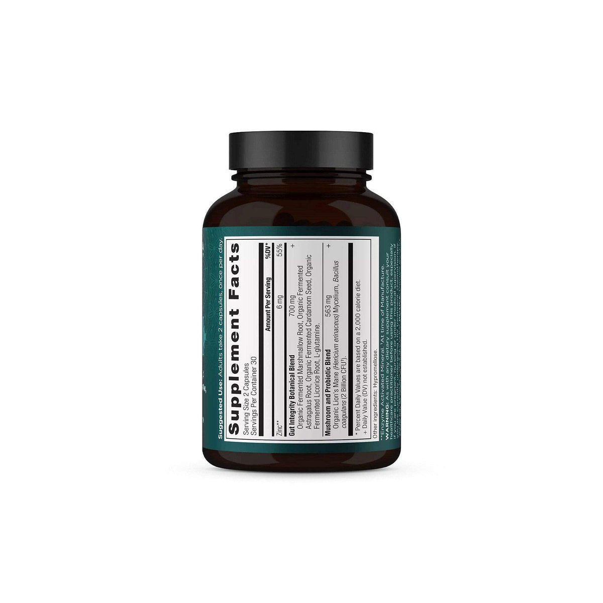 Ancient Nutrition Gut Health Supplement Leaky Gut Capsules, 60ct - Licorice Root, Astragalus, Marshmallow, L-Glutamine, Gluten Free, Paleo & Keto Friendly - görsel 3