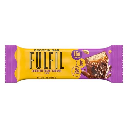 FULFIL Protein Snack Bars, Chocolate Peanut – 15g Protein per Bar: Each bar provides a substantial amount of – Image 12