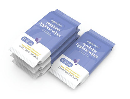 pH-Balanced Flushable Feminine Hygiene Wipes, Fresh Scent, Alcohol Free, 168 Count (4 Packs of 42)