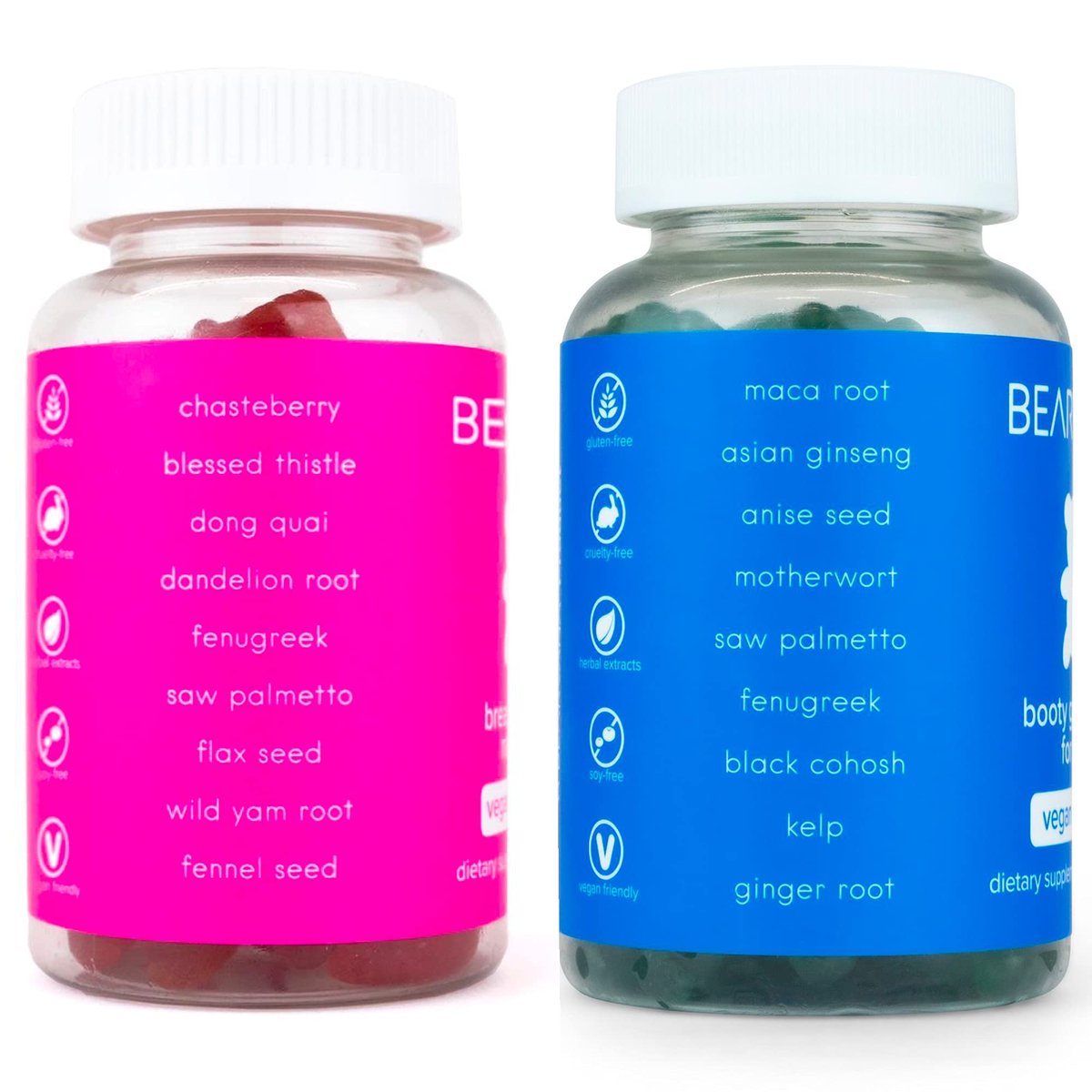 BEARVANA Top & Peach Support Combo Pack – Women's Formula: Specifically formulated to address the nutritional – Image 5