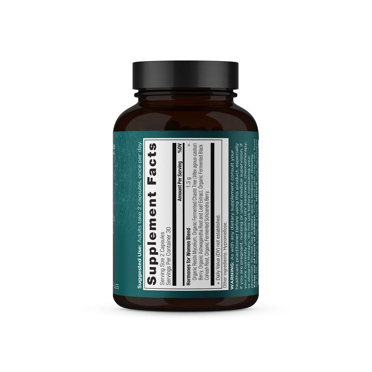 Ancient Nutrition Women's Hormones, Helps Reduce Stress, Supports Energy, Hormone Balance, Gluten Free, Paleo and Keto Friendly, 60 Capsules - görsel 2