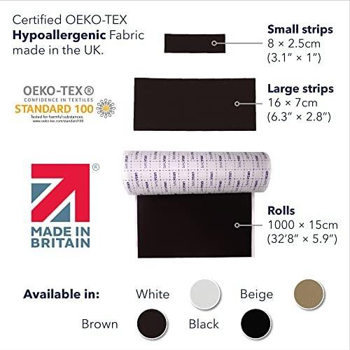 URSA Tape Soft Strips - Pack of 30 (Beige) | Stretchy Moleskin Fabric Tape | Heavy-Duty Blister Prevention Strips | No-Residue Bandages for Feet & Body | Adhesive Padding | 3.14 x 0.98 in - görsel 11