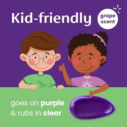 Mederma Scar Gel for Kids - Reduces Appearance of Old & New Scars from Cuts, Burns, Surgery, Insect Bites & Scrapes, Grape Scented, Goes on Purple & Rubs in Clear, Ages 2+, 0.70 Oz - görsel 13