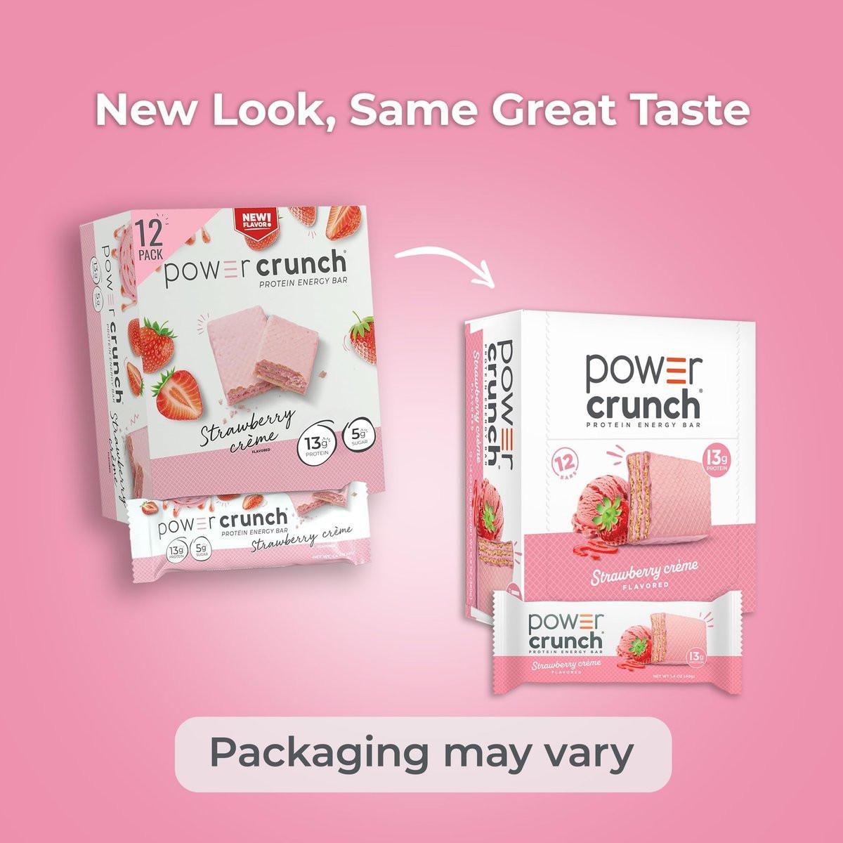 Power Crunch Protein Energy Wafer Bars, Strawberry Crème, 1.4 Ounce (12 Count) - görsel 11