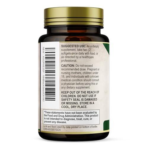 Black Cumin Seed Oil Capsules 1000mg per Serving - Premium Nigella Sativa Blackseed, Pure Natural Black Seed Oil & Antioxidant for Skin & Immune Support - Bottled in USA Supplement - 180 Softgels - görsel 16