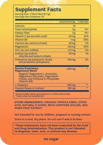 Recess Mood Powder, Calming Magnesium – Electrolytes: Essential minerals like potassium and sodium help maintain – Image 17
