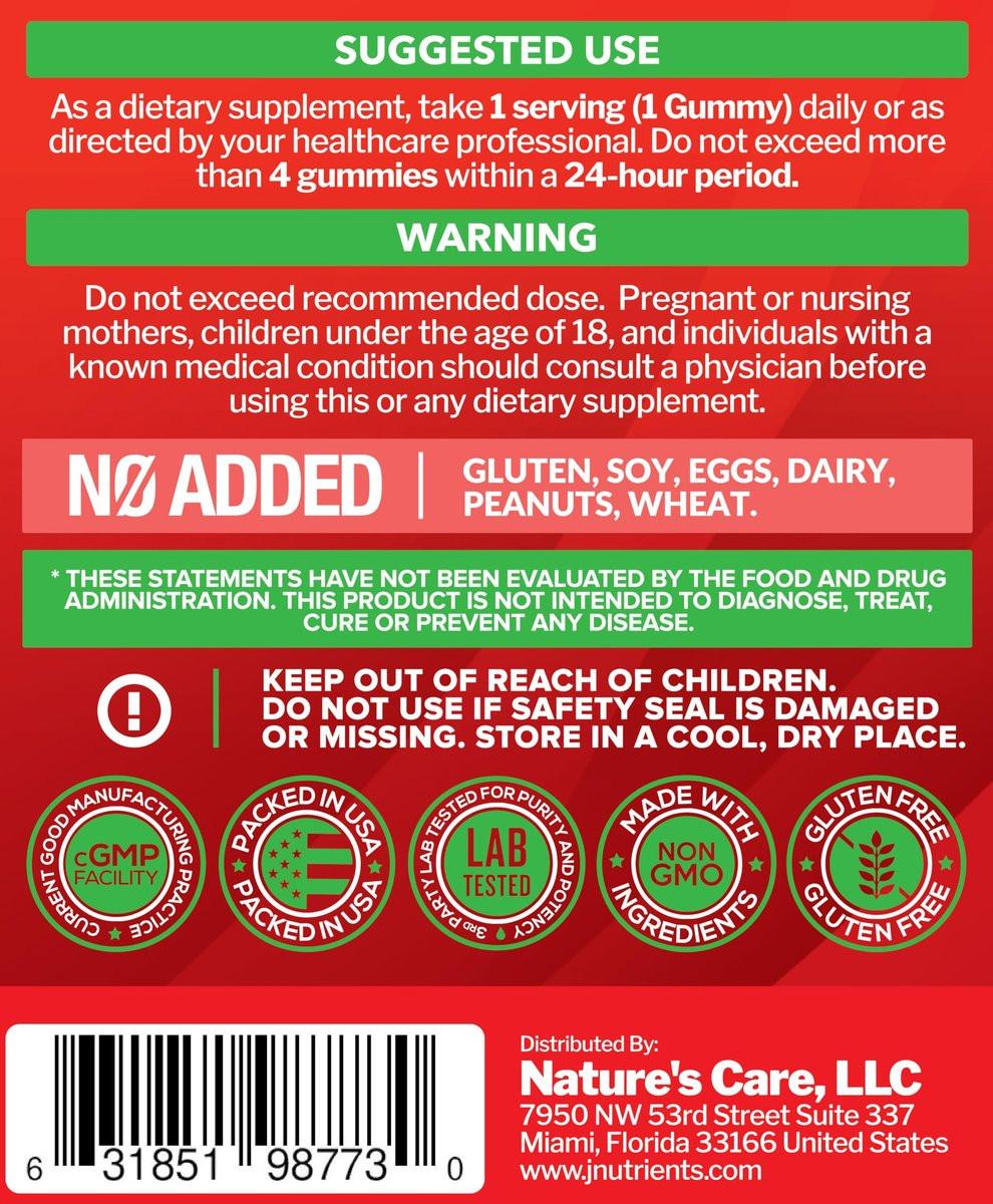 Vitamin D3 5000IU / 10,000IU Gummies for Adults & Kids (120 Count) - Maximum Strength Support for Immune System, Bones & Teeth - Gluten-Free, Non-GMO, Great Tasting Strawberry Flavor - 4 Month Supply - görsel 5