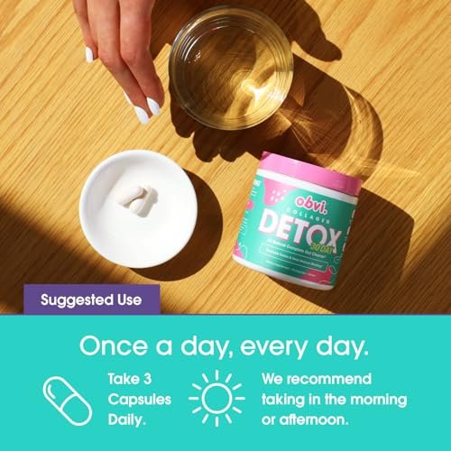 Obvi Detox Colon Cleanse Supplement | Promotes Digestive and Gut Health, Bloating Relief, Helps Remove Toxins | Immune Support with Milk Thistle, Psyllium Husk, Senna Leaf | 90 Capsules | 30 Servings - görsel 2