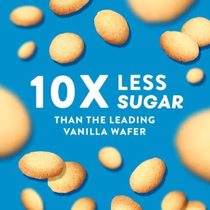 HighKey Gluten Free Vanilla Wafer Cookies - 3 Pack Low Carb Keto Snack Sugar Free Dessert Diabetic Snacks Healthy Diet Friendly Food Sweet for Adults Almond Flour Cookie Zero Sugar Added Protein Treat