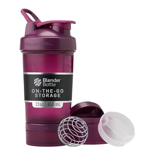 BlenderBottle Shaker Bottle with Pill Organizer and Storage for Protein Powder, Classic V2 ProStak System, 22-Ounce, Ocean Blue - görsel 13