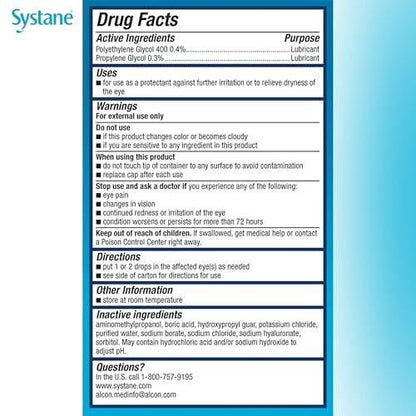 Systane Hydration PF Lubricant Eye Drops 10ml – Preservative-Free Dry Eye Relief
