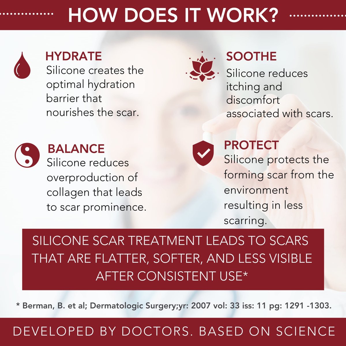 HealFast Silicone Scar Gel & Cream for – Fast-Acting Gel: Dries quickly to a transparent, non-sticky film that – Image 10