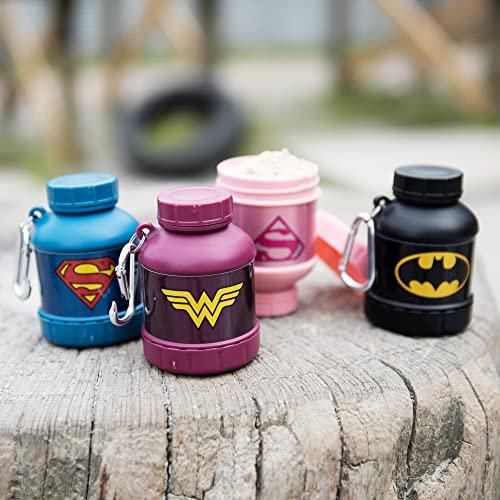 Smartshake Justice League Protein Powder Storage Container 50g Protein Shaker Bottle Funnel 110ml BPA, DC Comics Protein Shakes Bottle Storage (Supergirl) - görsel 12
