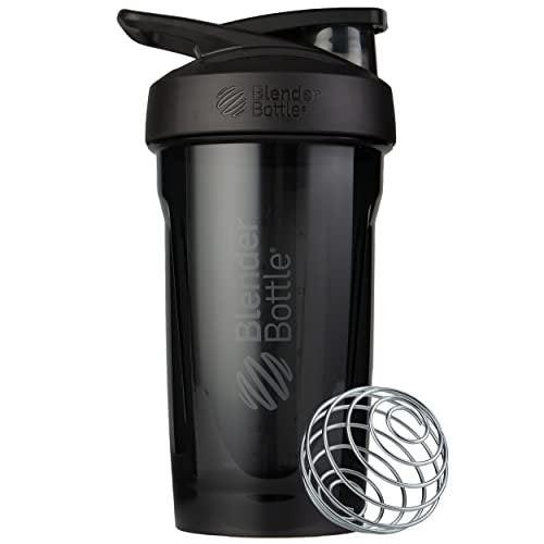 BlenderBottle Sport Shaker Bottle with Wire Whisk, 24-Ounce, Black – Protein Shakes & Hydration for Athletes & Fitness Enthusiasts, Easy Mixing, Durable & Lightweight, Lockable Lid - görsel 2