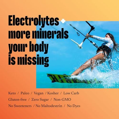 SALTT - Minerals (2 oz) - Trace Mineral Drops - Sodium, Potassium, Magnesium, Zinc, Copper - Ultra Low Carb - Zero Sugar, Vegan, Gluten Free, Non GMO - Daily Electrolytes - Travel Size - By Keto Chow