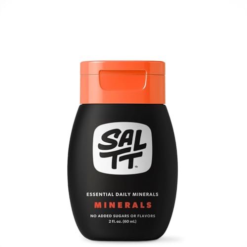 SALTT - Minerals (2 oz) - Trace Mineral Drops - Sodium, Potassium, Magnesium, Zinc, Copper - Ultra Low Carb - Zero Sugar, Vegan, Gluten Free, Non GMO - Daily Electrolytes - Travel Size - By Keto Chow - görsel 1