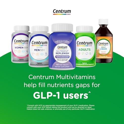 Centrum Minis Silver Women's Multivitamin for Women 50 Plus, Multimineral Supplement with Vitamin D3, B Vitamins, Non-GMO Ingredients, Supports Memory and Cognition in Older Adults - 280 Ct - görsel 8