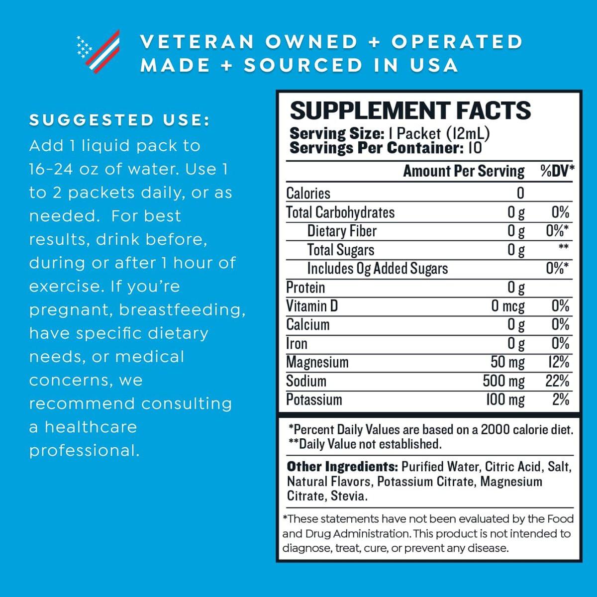 PROTEKT Electrolyte Packets for Recovery & – Dimensions: 3.5 x 8.0 x 5.5 inches – Image 8