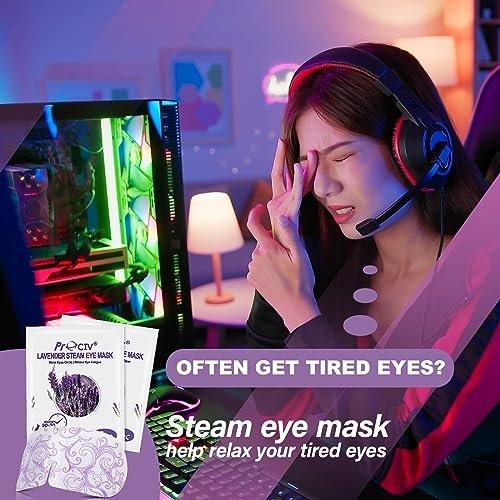 16 Packs Steam Eye Masks for Dry Eyes Self Heated Eye Mask Disposable Sleep Mask Soothing Headache Relief Dry, Hot Warm Compress for Stress Relief, Eye Fatigue, Spa Gifts - görsel 11