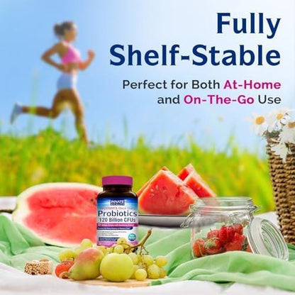 Innate Vitality Women's Probiotics, 120 Billion CFU, 32 Tested Strains, Probiotics for Women, Yeast Control, Vaginal pH Support, Prebiotics, Digestive Enzymes, Cranberry, Once Daily 30 Veggie Capsules