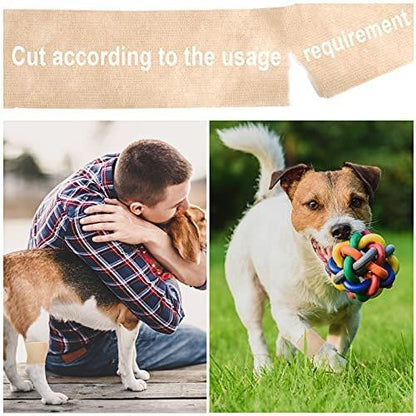 [24 Pack 2" x5 Yards] Carbou Self Adhesive Bandages Pre Wrap, Athletic Elastic Cohesive Bandage for Sports, Injuries, Treatments, and Recovery, First Aid Tape Vet Wrap for Cat, Dog