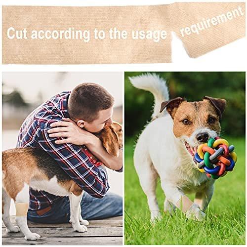 [24 Pack 2" x5 Yards] Carbou Self Adhesive Bandages Pre Wrap, Athletic Elastic Cohesive Bandage for Sports, Injuries, Treatments, and Recovery, First Aid Tape Vet Wrap for Cat, Dog - görsel 8