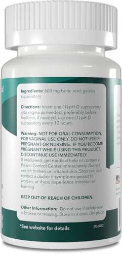 pH-D Feminine Health Support - Boric Acid – pH-Balancing Support: Boric acid helps maintain the natural acidic pH – Image 14