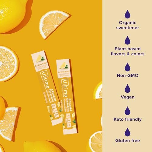 Ultima Replenisher Daily Electrolyte Powder – Plant-Based & Clean Ingredients: Made from non-GMO, gluten-free, and – Image 3