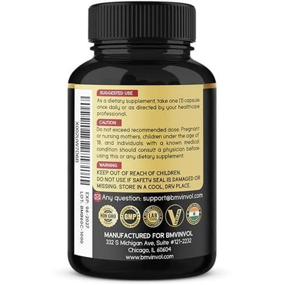 Berberine with Ceylon Cinnamon, Turmeric, Milk Thistle, Artichoke, Black Pepper - 60 Count - Pack of 1