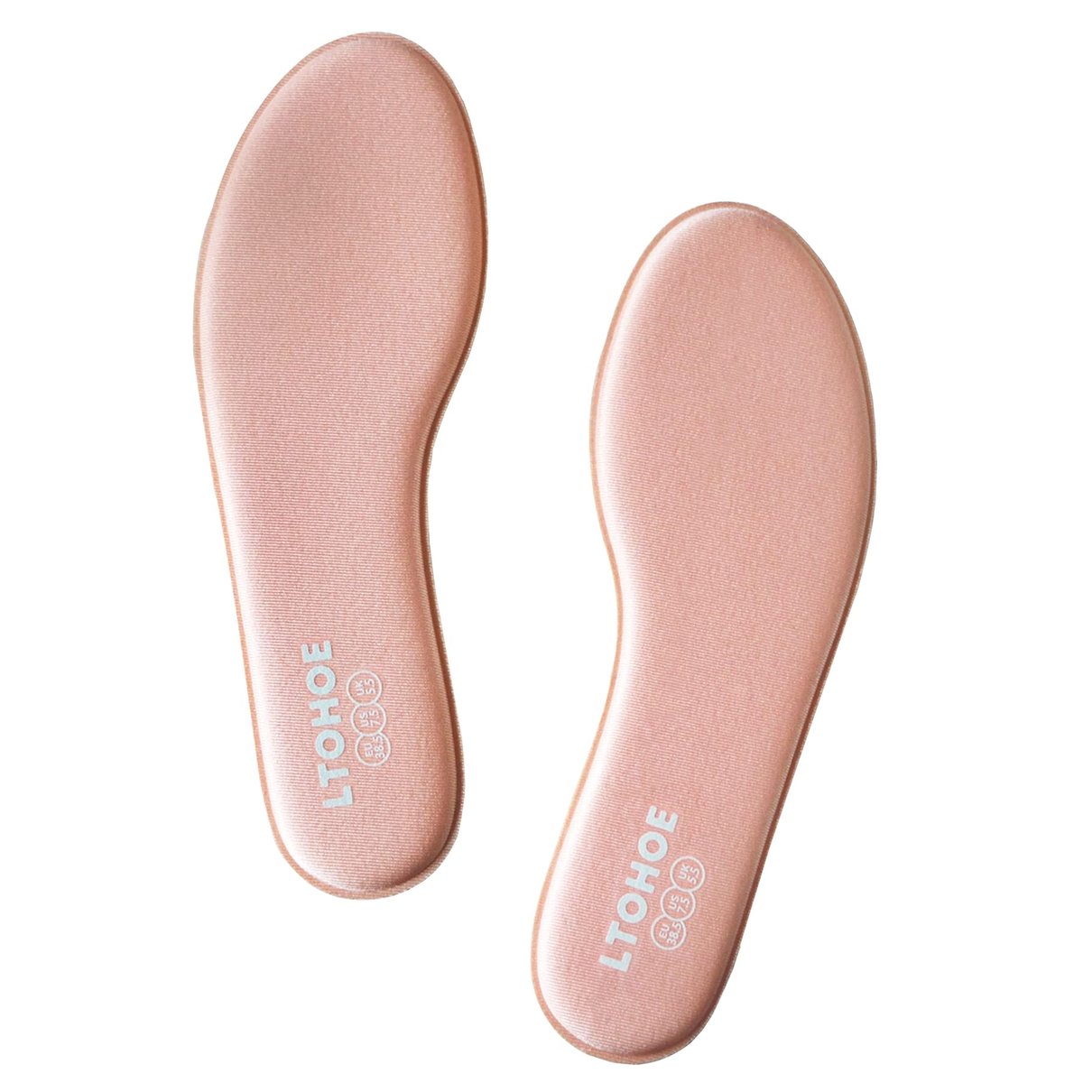 Memory Foam Insoles for Women, Replacement Shoe Inserts for Work Boot, Running Shoes, Hiking Shoes, Sneaker, Cushion Shoe Insoles Shock Absorbing for Foot Pain Relief, Comfort Inner Soles Pink US 9.5 - görsel 1