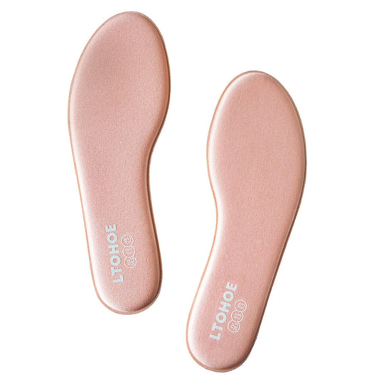 Memory Foam Insoles for Women, Replacement Shoe Inserts for Work Boot, Running Shoes, Hiking Shoes, Sneaker, Cushion Shoe Insoles Shock Absorbing for Foot Pain Relief, Comfort Inner Soles Pink US 9.5