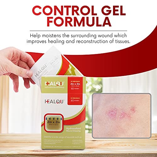 Healqu Hydrocolloid Wound Dressing - 2x2" – Waterproof: Yes – Image 13