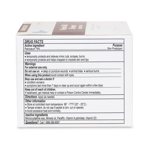 Globe Vitamin A & D Ointment, First Aid & Skin Protectant with Vitamins A&D, 5g Packets, 144-Packets Box, Lanolin & Petrolatum Formula for Men, Women & Baby Skin - görsel 12
