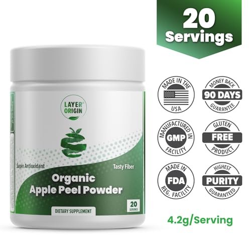 Layer Origin Organic Apple Peel Powder Boost Akkermansia and Bifidobacteria - görsel 4