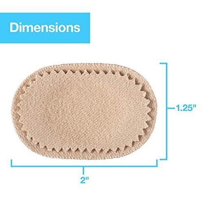 ZenToes Bunion Pads to Wear with Shoes – Waterproof Soft Bunion Cushion Protector, Breathable Adhesive Foot Pad for All Day Comfort & Support, 48 Count