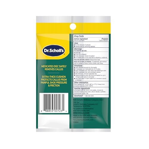 Dr. Scholl's Extra Thick Callus Remover, 4ct // Helps Soften Hard Calluses and Cushions for All-Day Pain Relief - görsel 5