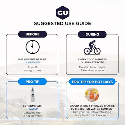 GU Energy Liquid Energy Cola - 12 Count