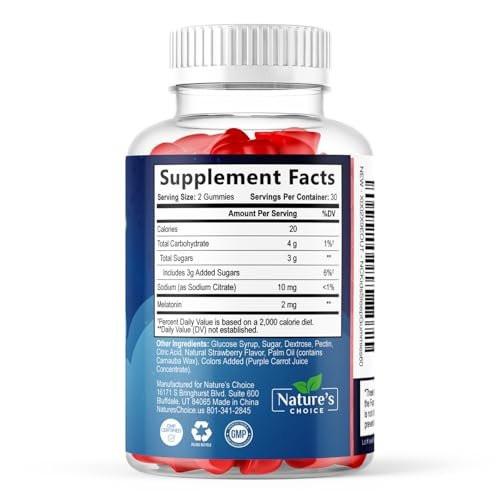Kids Melatonin Gummies - 2mg Melatonin Per – Serving Size: 1 gummy – Image 6