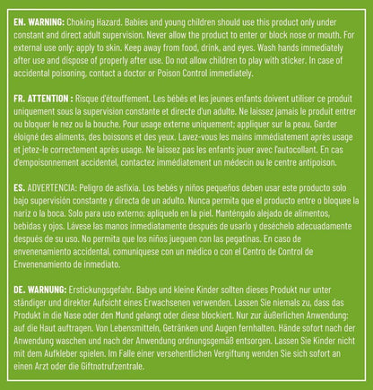NATPAT Magic Patch Itch Relief Stickers - Insect Bite Patch for Mosquitos, Ticks, Midges, Sandflies, and Bed Bug Bites - Buzzpatch - 32 Count