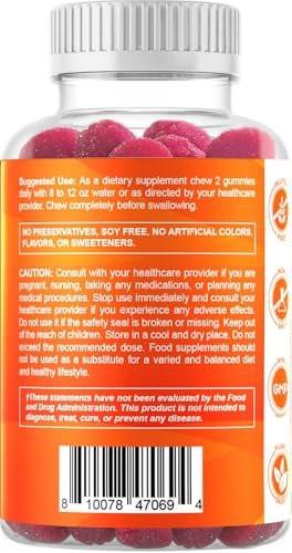 Vitamatic Magnesium Gummies 600mg per Serving – 60 Vegan Count for Relaxation, Muscle, Bone, and Energy Support - görsel 15