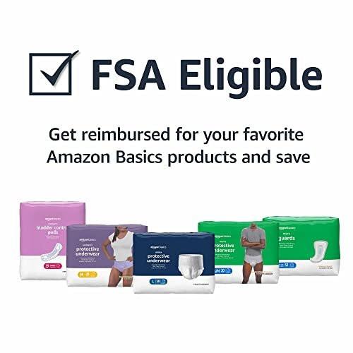 Amazon Basics Maximum Absorbency Incontinence Underwear for Men with Leak Protection, Dri-Fit Technology, Odor Control, Cotton Enhanced, Small/Medium, 20 Count - görsel 12