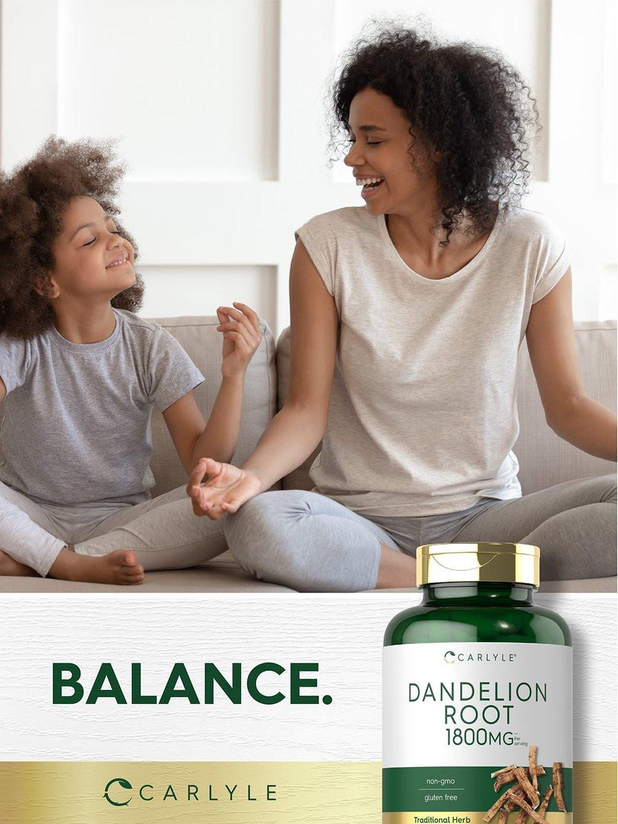 Carlyle Dandelion Root Extract | 300 Capsules | Herb Supplement | Taraxacum Officinale | Non-GMO and Gluten Free - görsel 11