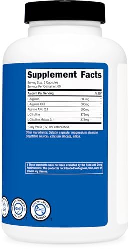 Nutricost HMB (1500mg) and Vitamin D3 (6000 IU) Supplement - 240 Capsules, 80 Servings - Gluten Free and Non-GMO - görsel 6