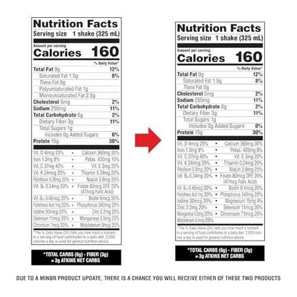 Atkins Café Caramel Iced Coffee Flavored Protein Shake, High Protein Shake, Low Glycemic, Low Carb and Low Sugar, Keto Friendly, Gluten Free, 12 Count